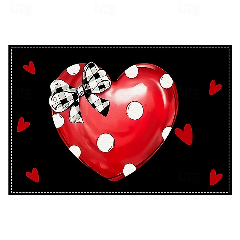 set di 4 tovagliette per San Valentino romantiche e decorative con motivi a forma di cuore o rosa resistenti e resistenti al calore perfette per aggiungere un tocco d'amore all'arredamento della tua del 2025 a $14.49 –P6