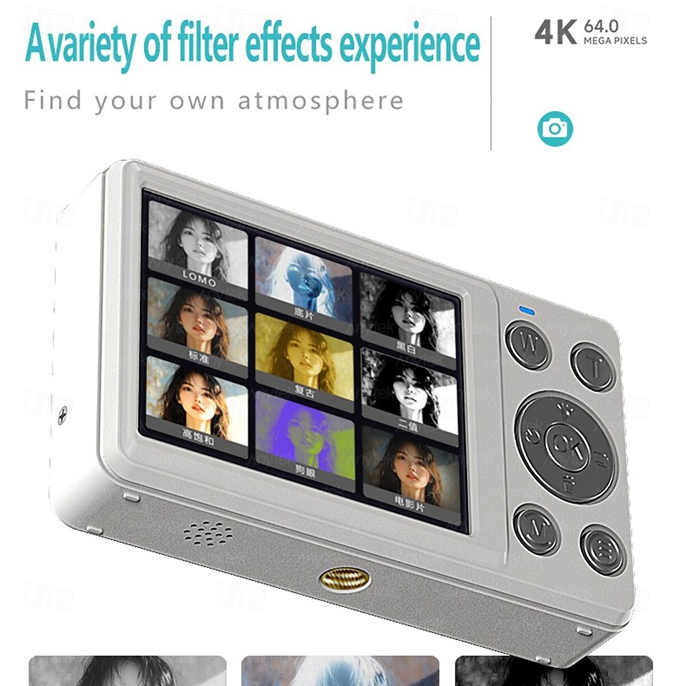 Digital Camera FHD Video Camcorder Point and Shoot Camera Digicam 18X Zoom Portable Vlogging Camera for Travel 2025 - $81.99 –P12