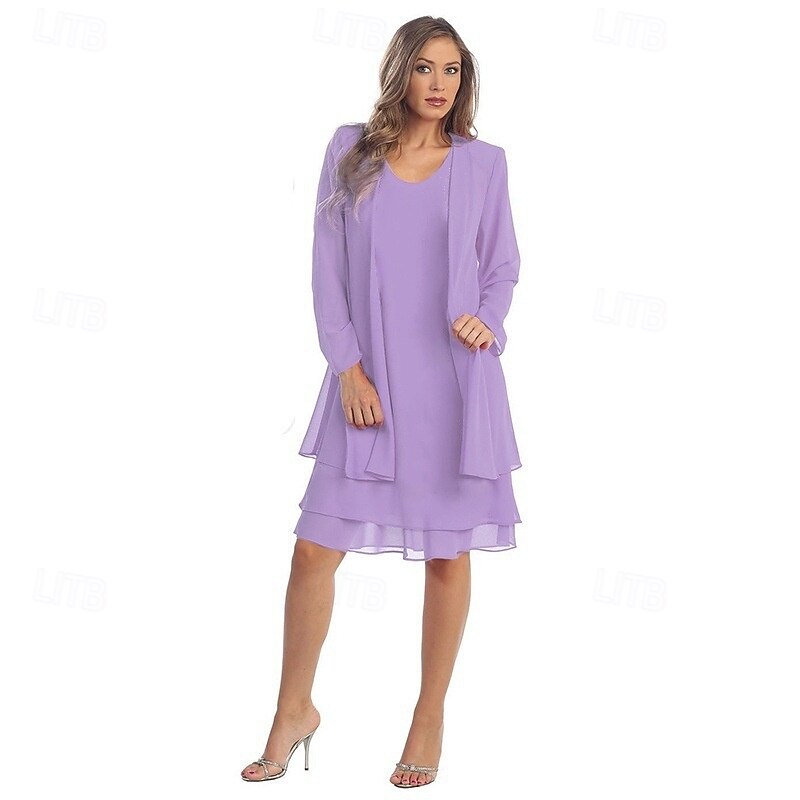 robe en mousseline de soie pour femme robe midi plissée travail rendez-vous vacances élégant décontracté col rond rose clair noir couleur bordeaux de 2025 ? $48.99 -P6