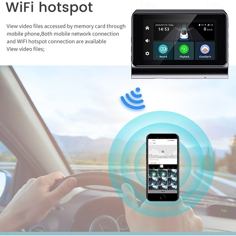 Dashcam Cameras Video Recorder Dual Lens Front and Rear Dash Cam for Cars Remote Intercom and Remote Playback 2025 - $223.49 –P12