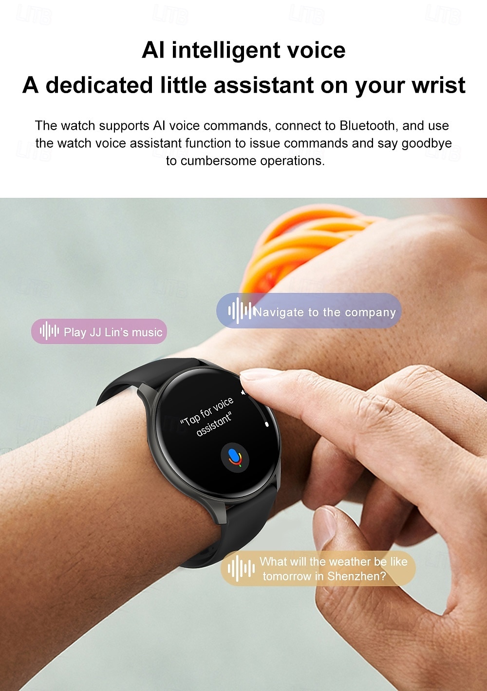 696 ZW60 Smart Watch 1.43 inch Smart Band Fitness Bracelet Bluetooth Pedometer Call Reminder Sleep Tracker Compatible with Android iOS Women Men Hands-Free Calls Message Reminder IPX-0 44mm Watch Case 2025 - $39.99 –P13