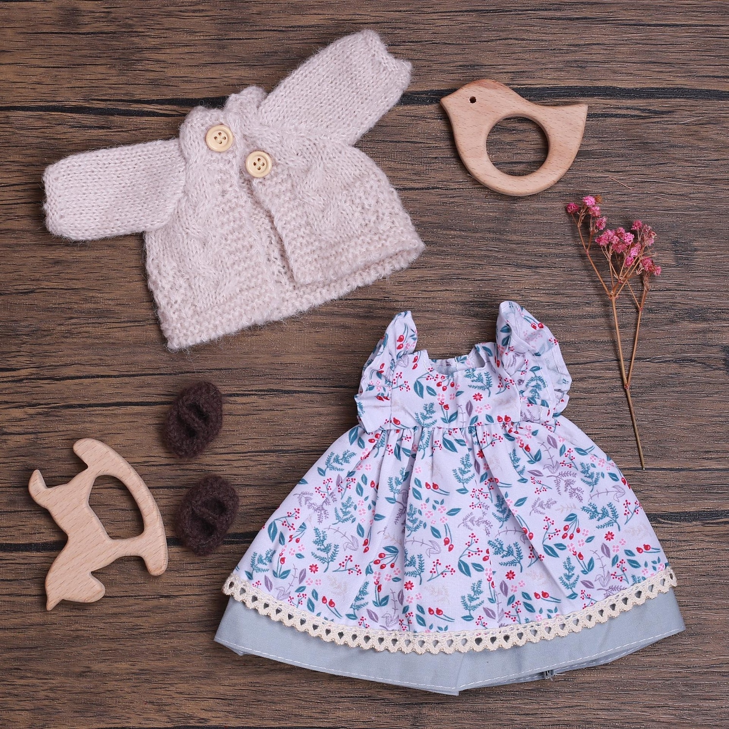 Handmade Waldorf Doll Clothes Set for 12 inch Doll Handmade Muppet Doll for Christmas Gifts 2026 - $25.99 –P10