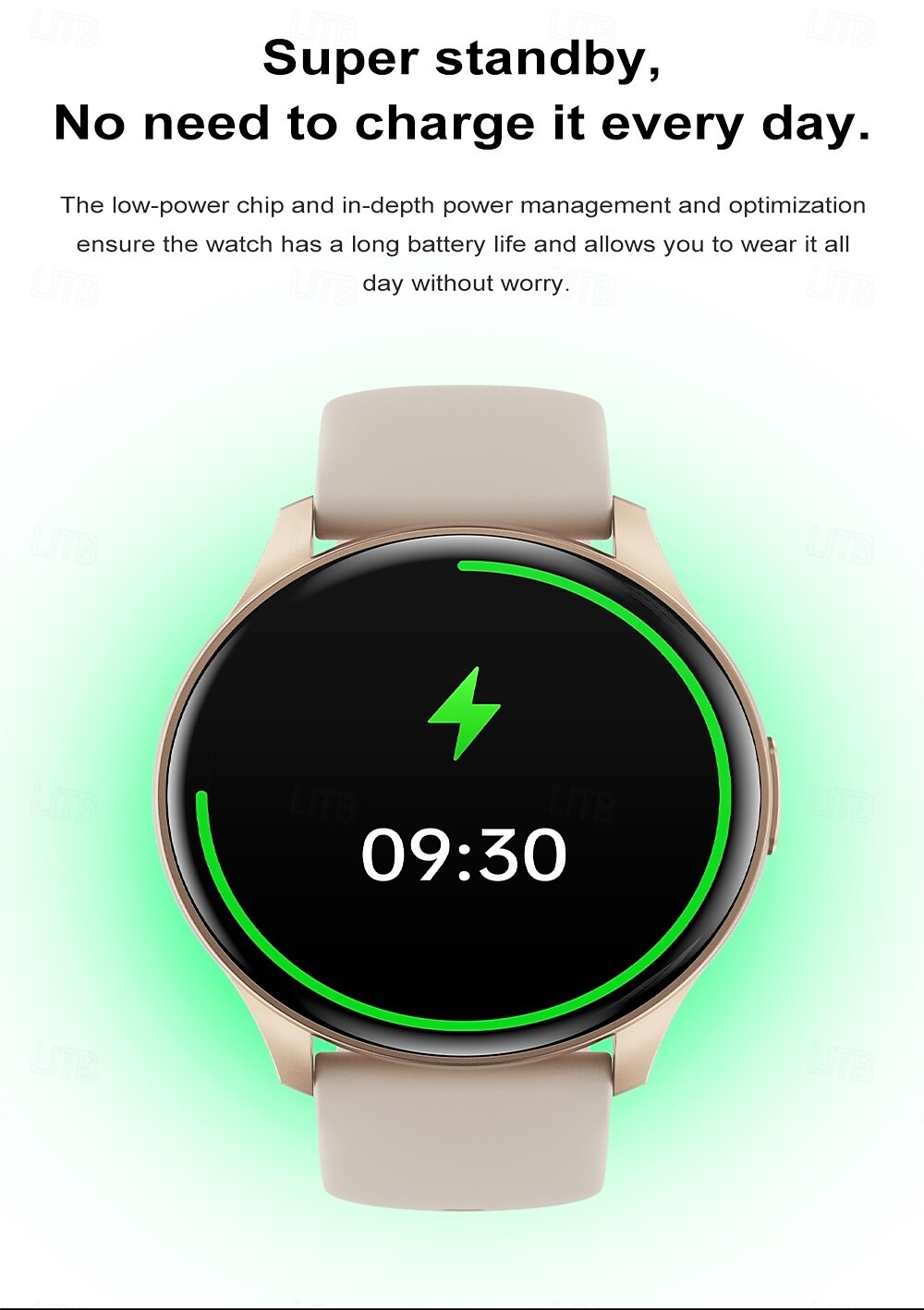 696 ZW60 Smart Watch 1.43 inch Smart Band Fitness Bracelet Bluetooth Pedometer Call Reminder Sleep Tracker Compatible with Android iOS Women Men Hands-Free Calls Message Reminder IPX-0 44mm Watch Case 2025 - $39.99 –P16