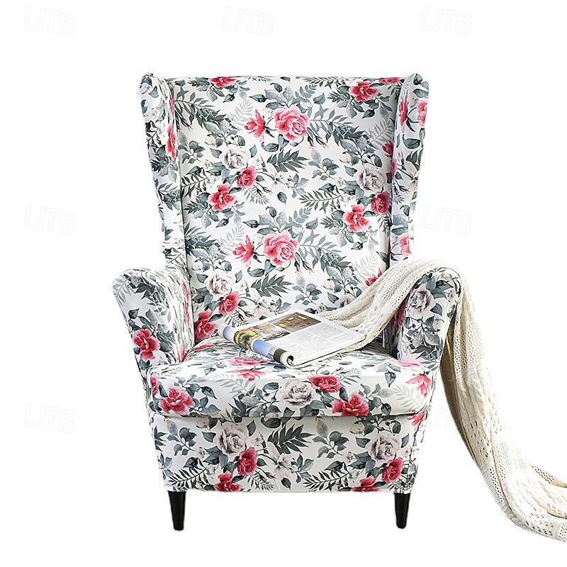 capa elástica para cadeira com encosto alto estampado capa para poltrona capa durável e elástica com design de estampa estilosa perfeita para proteger e refrescar sua cadeira com encosto alto ideal de 2025 por $18.99 –P6