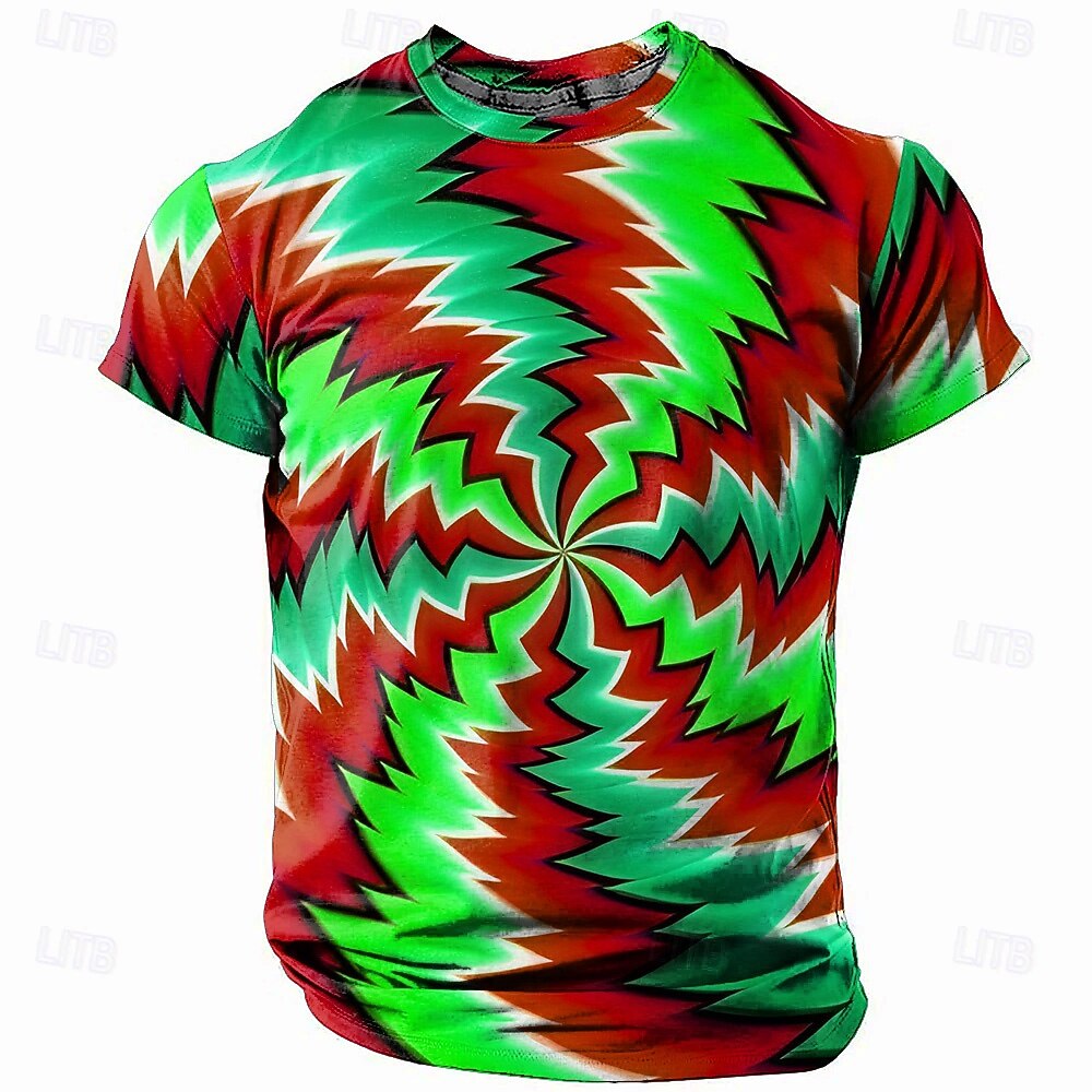 Homme Trompe-l'œil T-shirt Manche Courte T-shirt Impression 3D Col ras du cou Chemise Mode Athleisure Rue Sport en Plein Air Quotidien Jaune Rouge Bleu Été Printemps Vêtement Tenue S M L XL XXL XXXL de 2026 ? $19.49 –P3