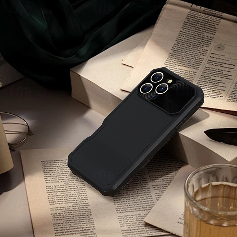 τηλέφωνο tok Για iPhone 16 Pro Max Plus iPhone 15 Pro Max Plus Πίσω Κάλυμμα Μαγνητική Υποστήριξη ασύρματης φόρτισης Ανθεκτική σε πτώσεις Ρετρό TPU PC 2025 - $22.99 –P2