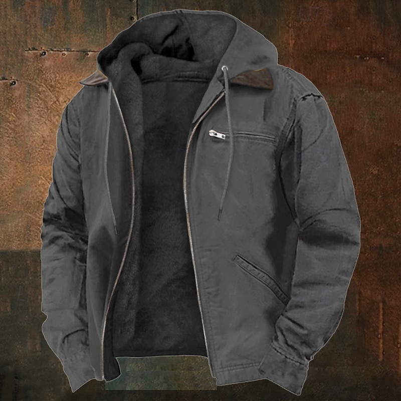 Per uomo Felpa con cappuccio e zip Felpa con cappuccio a zip intera Sherpa peloso Giacca in pile Felpa con cappuccio in pile Blu Marrone Verde Grigio Con cappuccio Liscio Zip Up Cerniera Tasche del 2025 a $50.99 –P9