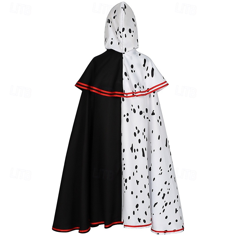O sută și unul de dalmați Cruella De Vil Costum Cosplay Manta Clasic & Fără Vârstă Film Cosplay for Bărbați Pentru femei Adulți Crăciun Halloween Carnaval Evenimente / Petrecere 2025 - $45.99 –P4