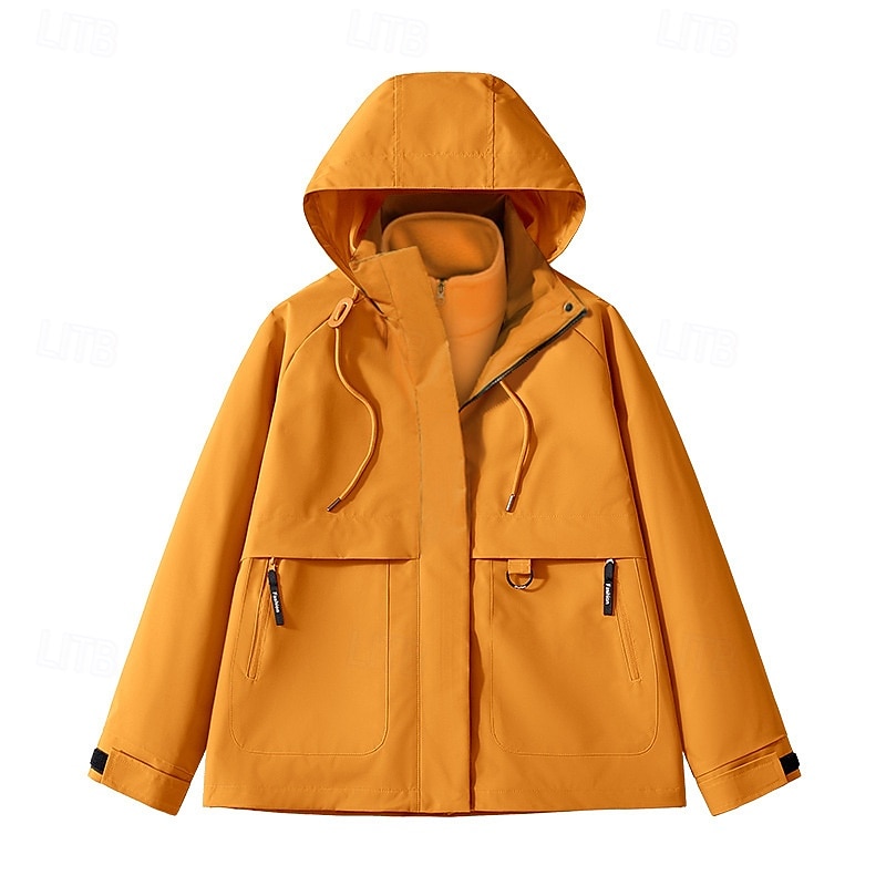 Men's Softshell Jacket Hiking Jacket Outdoor Windproof Water Resistant Lightweight Jacket Windbreaker Jacket Traveling Black White Yellow Red Purple 2025 - $55.99 –P9