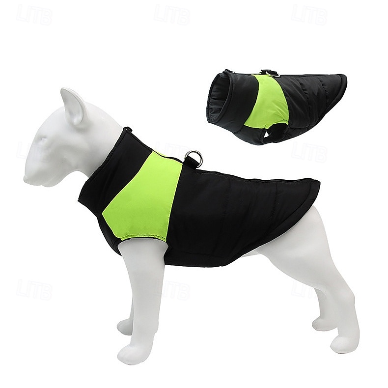 Hund Kappor Jakke Puffer Jack Vinter Vattentät Varm Bekväm Utomhus Inomhus Hemma kläder Medium 2025 - $14.49 –P6