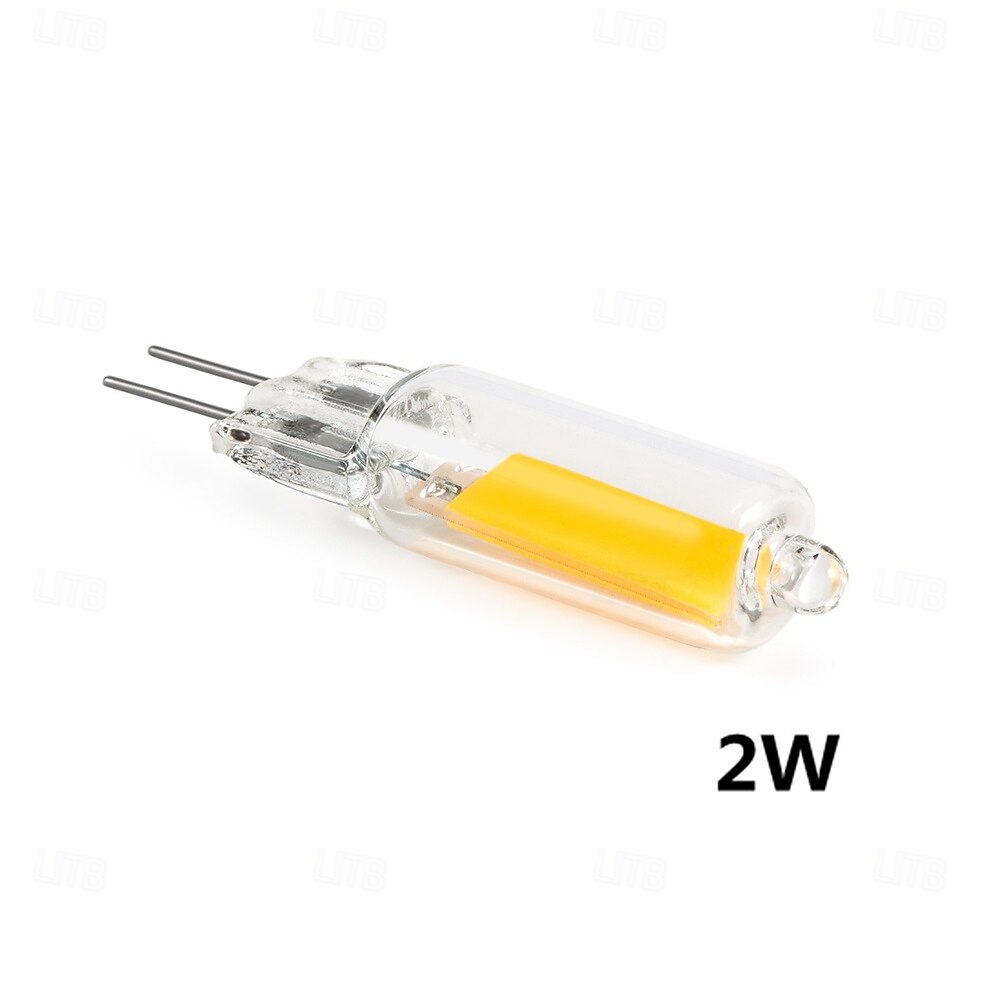 Светодиодные лампы g4 cob glass с регулировкой яркости, без мерцания, 2 Вт/3 Вт/5 Вт, переменный/постоянный ток 12 В, хрустальная лампочка для lampada, lampara, люстра, освещение 6/10 шт. 2025 - $20.99 –P4