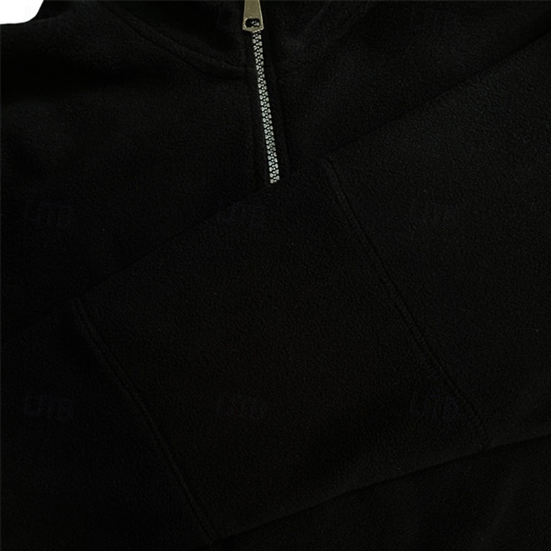 Herre Genser Polarfleece Kvart glidelås genser Svart Militærgrønn Kakifarget Mørkegrå Lyseblå Halv glidelås عادي Sport & Utendørs Daglig Ferie Polyester Gatemote Grunnleggende Fritid Høst vinter Klær 2026 - $27.99 –P5