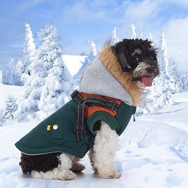 Dog Coat Jacket Fashion Winter Warm Fashion Comfortable Outdoor Dailywear Homewear Dog Clothing for Small Medium 2025 - $26.99 –P2