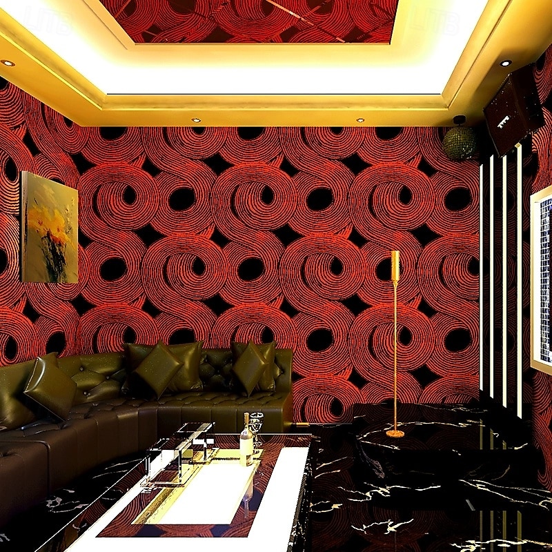 1 role nesamolepící tapety ktv pokojová tapeta 3d tapeta e-sportovní místnost internetová kavárna dekorace bar restaurace pozadí tapety na zeď nutné lepidlo 950x53cm/374x20.87inch 2025 - $60.99 –P1