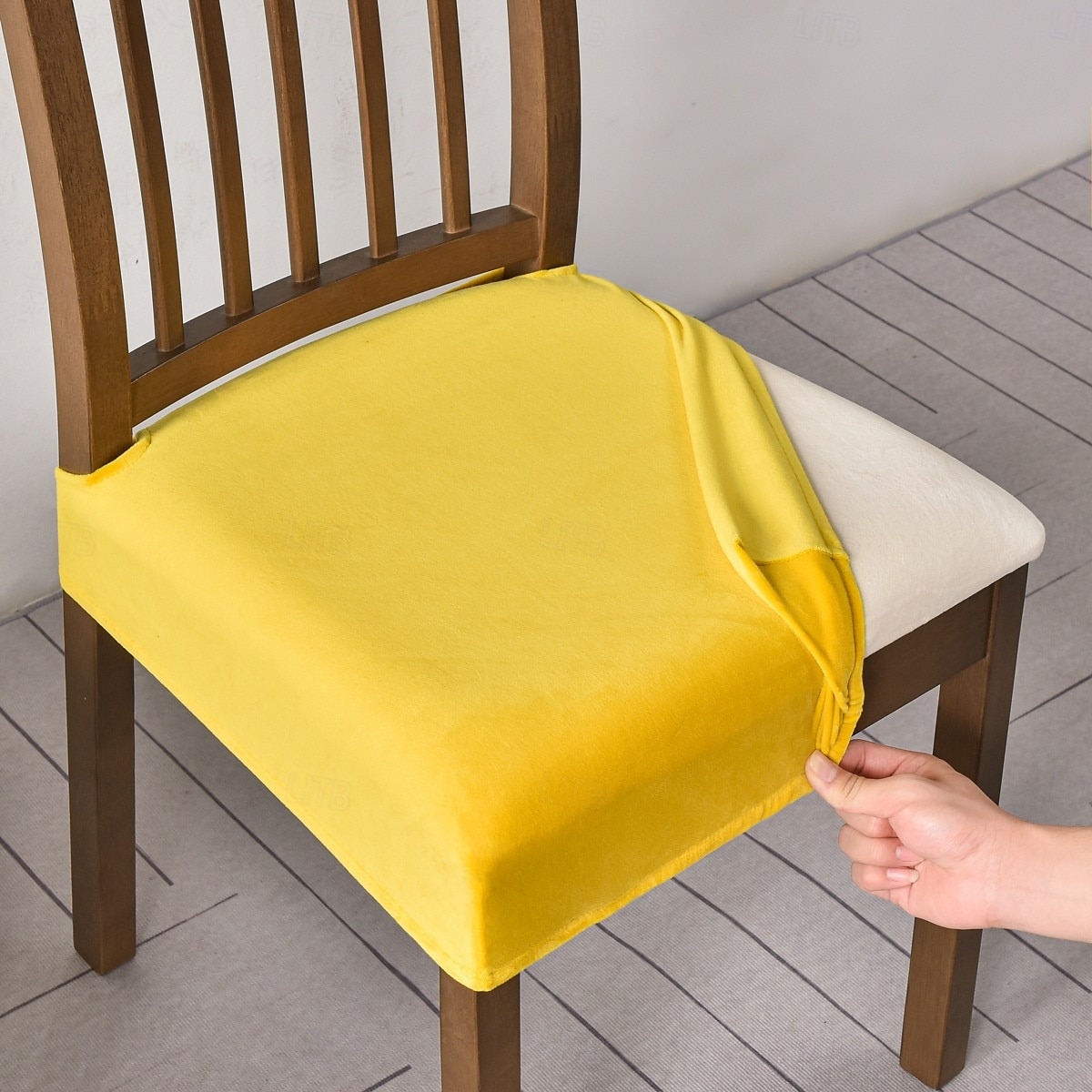 husă scaun huse scaun husă impermeabilă elastică din piele pu pentru scaune huse scaune pentru scaune de sufragerie husă de protecție lavabilă huse scaune pentru scaune 2025 - $12.49 –P19