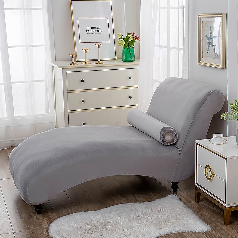housse de chaise longue en velours housse de luxe pour salon housse de chaise longue d'intérieur extensible ultra douce lavable en machine de 2025 ? $39.99 –P4