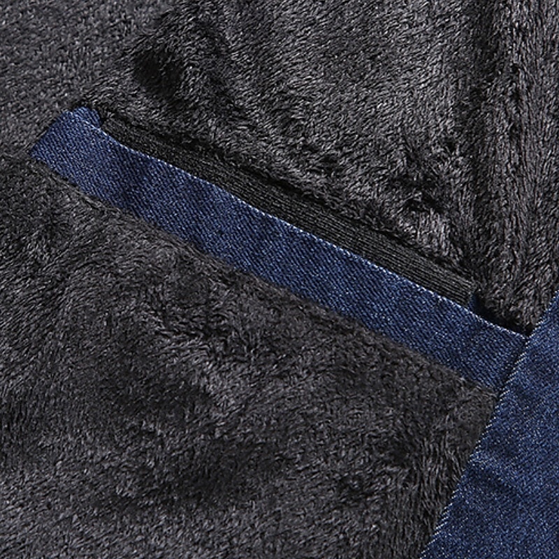 Pánské Lehká bunda Jean bunda Kot Ceketler Formální Domů Rüzgarlık Zip Jaro Podzim Zima Pevná barva Módní Stojáček Standardní Černá Vodní modrá Saka 2025 - $80.99 –P8
