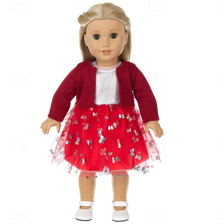 2 pcs American Doll Clothes Gift for 18 inch Doll Clothes and Accessories Including Coat and Dress(WITHOUT DOLL) Christmas Gift 2026 - $18.99 –P6
