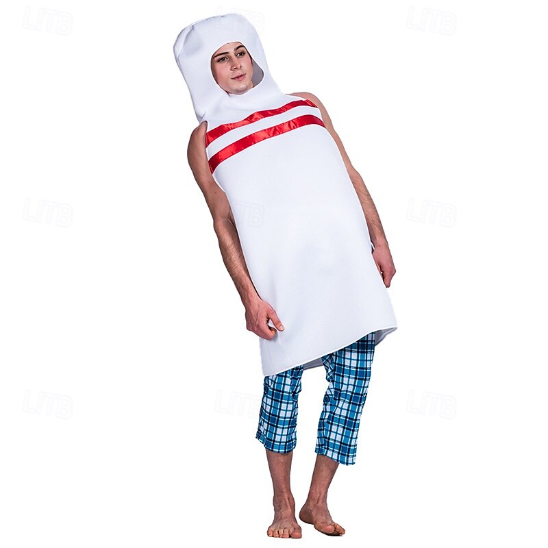 Bowlingová Karnevalový kostým Onesies Dospělé Unisex Legrační kostým Výkon Párty předvečer Všech svatých Karneval Mardi Gras Jednoduchý karnevalový kostým 2025 - $39.99 –P1
