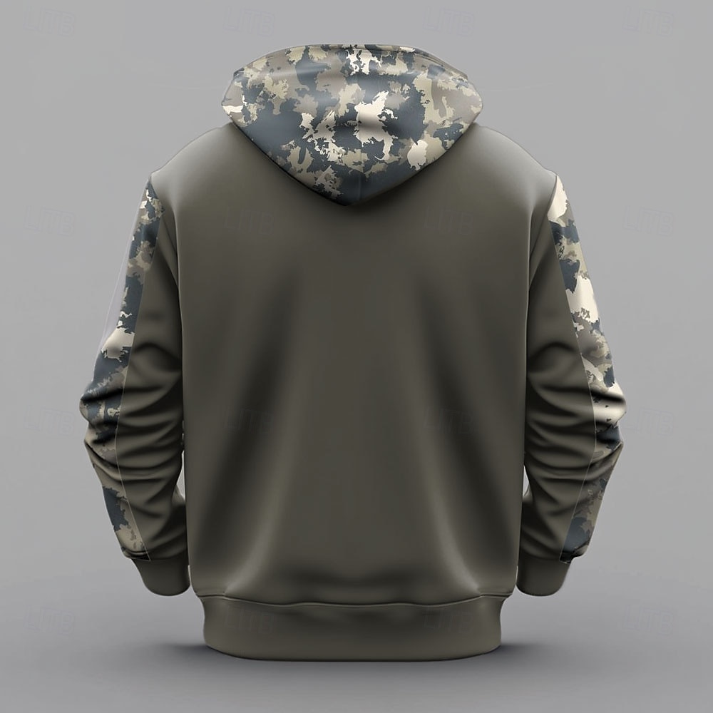 Men's Hoodie Black Brown Green Hooded Camouflage Camo / Camouflage 3D Print Cool Fall Winter Clothing Apparel Hoodies Sweatshirts  2025 - $29.99 –P2