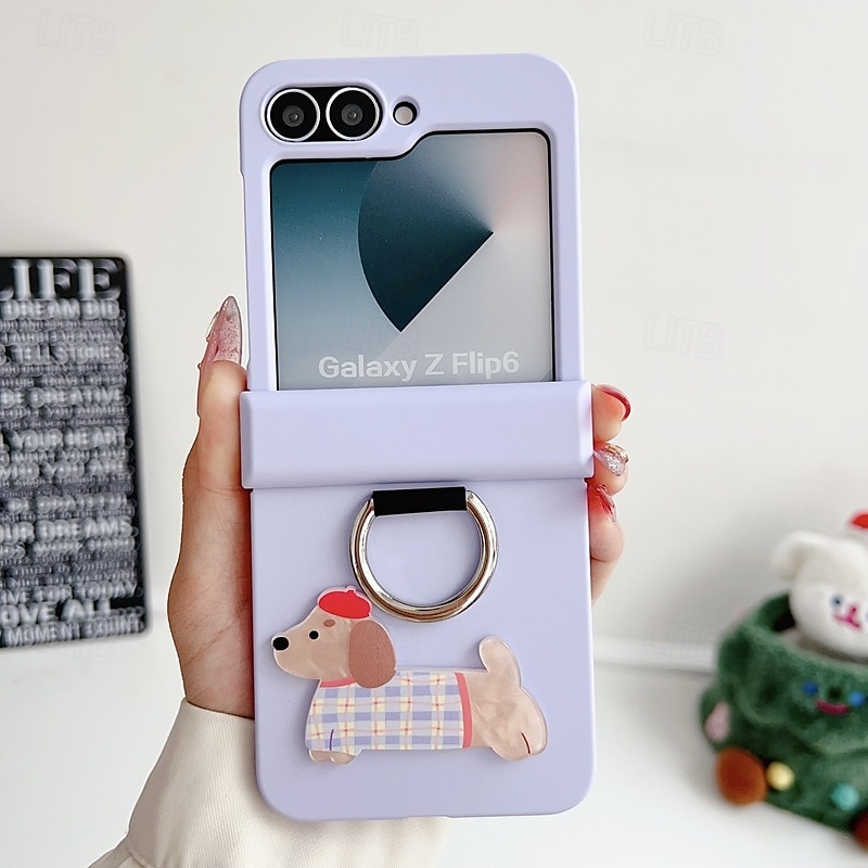 telefone Capinha Para Z Flip 7 Z Virar 6 Z Flip 5 Z Flip 4 Z Flip 3 Fivela de anel Antichoque Retro TPU Silicone de 2025 por $18.99 –P7