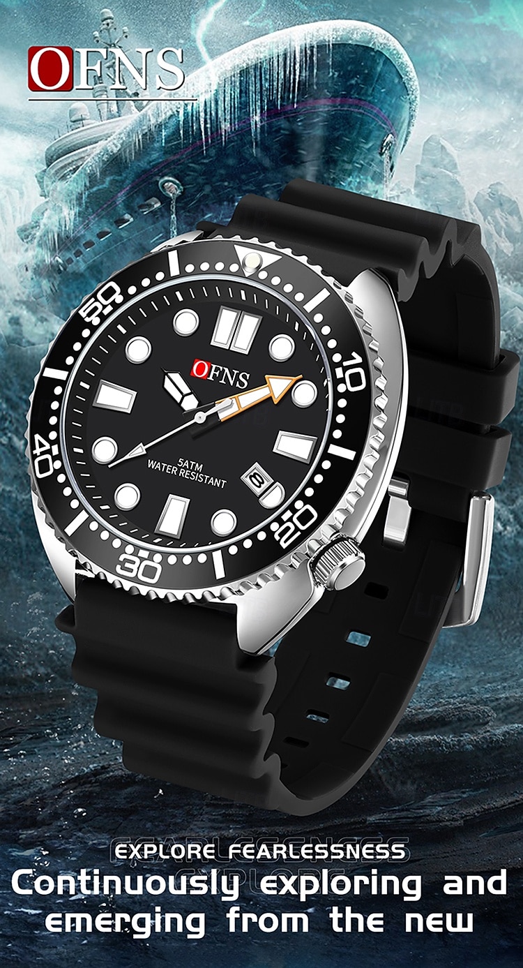 Men Quartz Watch Minimalist Fashion Casual Wristwatch Luminous Calendar Waterproof World Time Rubber Watch 2025 - $32.99 –P1