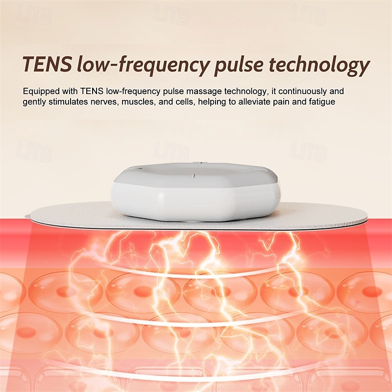 Portable Cordless TENS Massage Patch Pain Relief Muscle Stimulation Patch Rechargeable with Charging Case Electric Pulse Patch for Relaxation 2025 - $39.99 –P6
