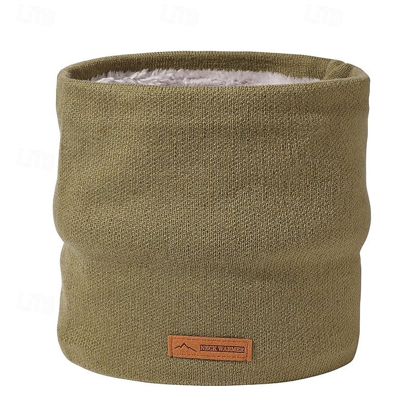 Polaina de cuello Tubo de cuello Bragas Portátil Resistente al Viento Suave Invierno Otoño Hombre Mujer Pesca Actividad 2025 - $10.49 –P9