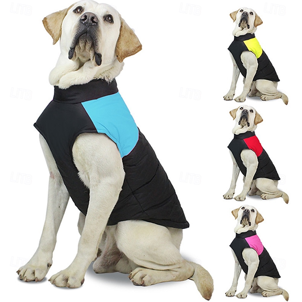 Hund Kappor Jakke Puffer Jack Vinter Vattentät Varm Bekväm Utomhus Inomhus Hemma kläder Medium 2025 - $14.49 –P1