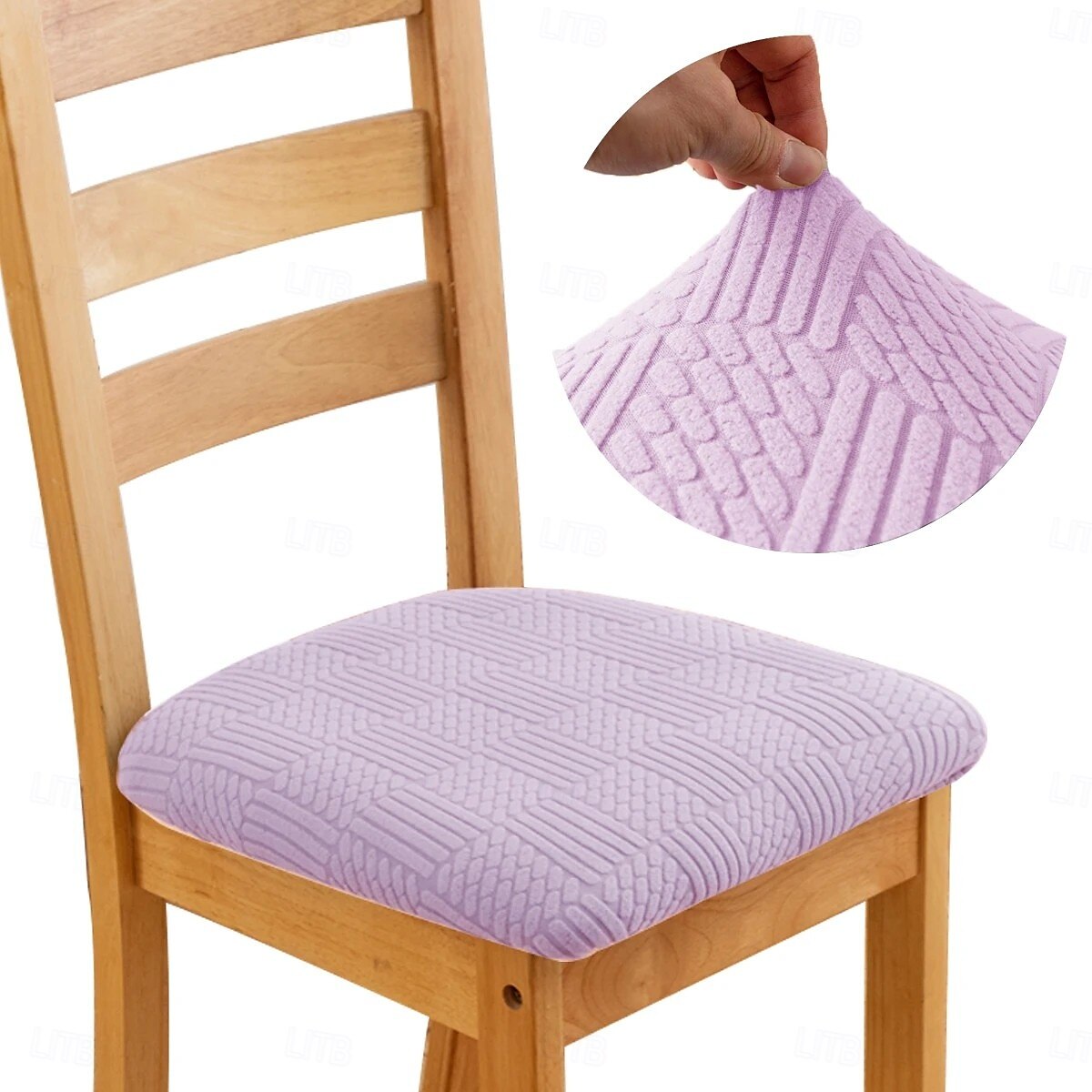Stretch Jacquard Dining Chair Seat Covers Removable and Washable Elastic Slipcovers Perfect for Protecting Upholstered Dining Chair Cushions Adds Comfort and Style to Your Dining Room Decor 2025 - $10.99 –P6