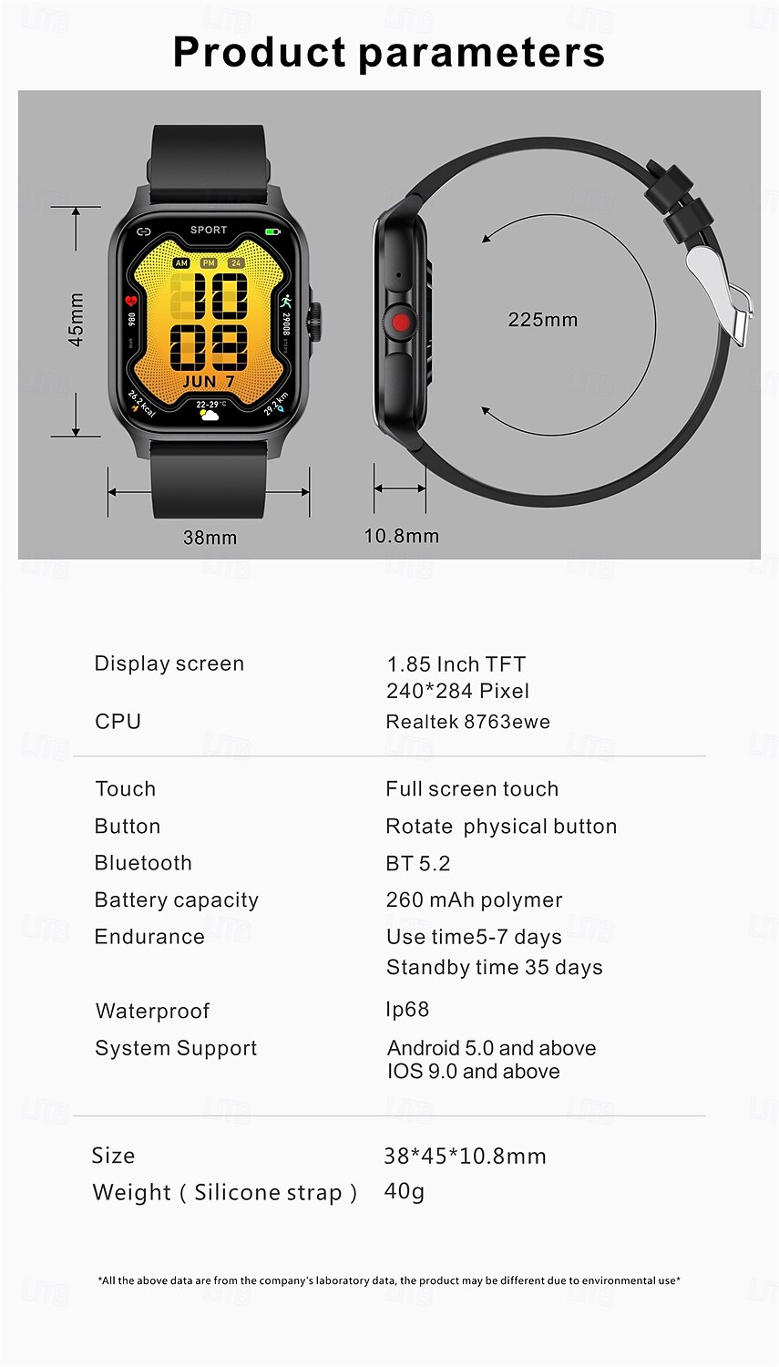 QX15 Smart Watch 1.85inch Health Monitoring AI Voice Assistant Men Women Fashion Sport Fitness Tracker Smartwatch 2025 - $39.99 –P20