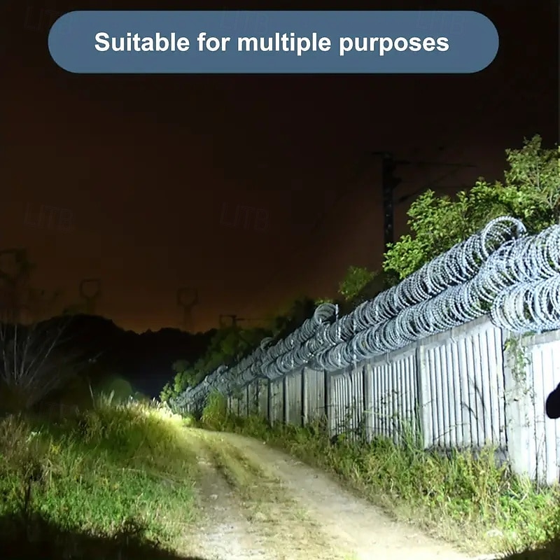 сверхлегкий налобный фонарь с зарядкой от USB и магнитом &дисплей мощности - 3 режима портативный &яркий для ночной работы похода кемпинга путешествия &прогулки с собаками (батарейки включены) 2025 - $13.99 –P9