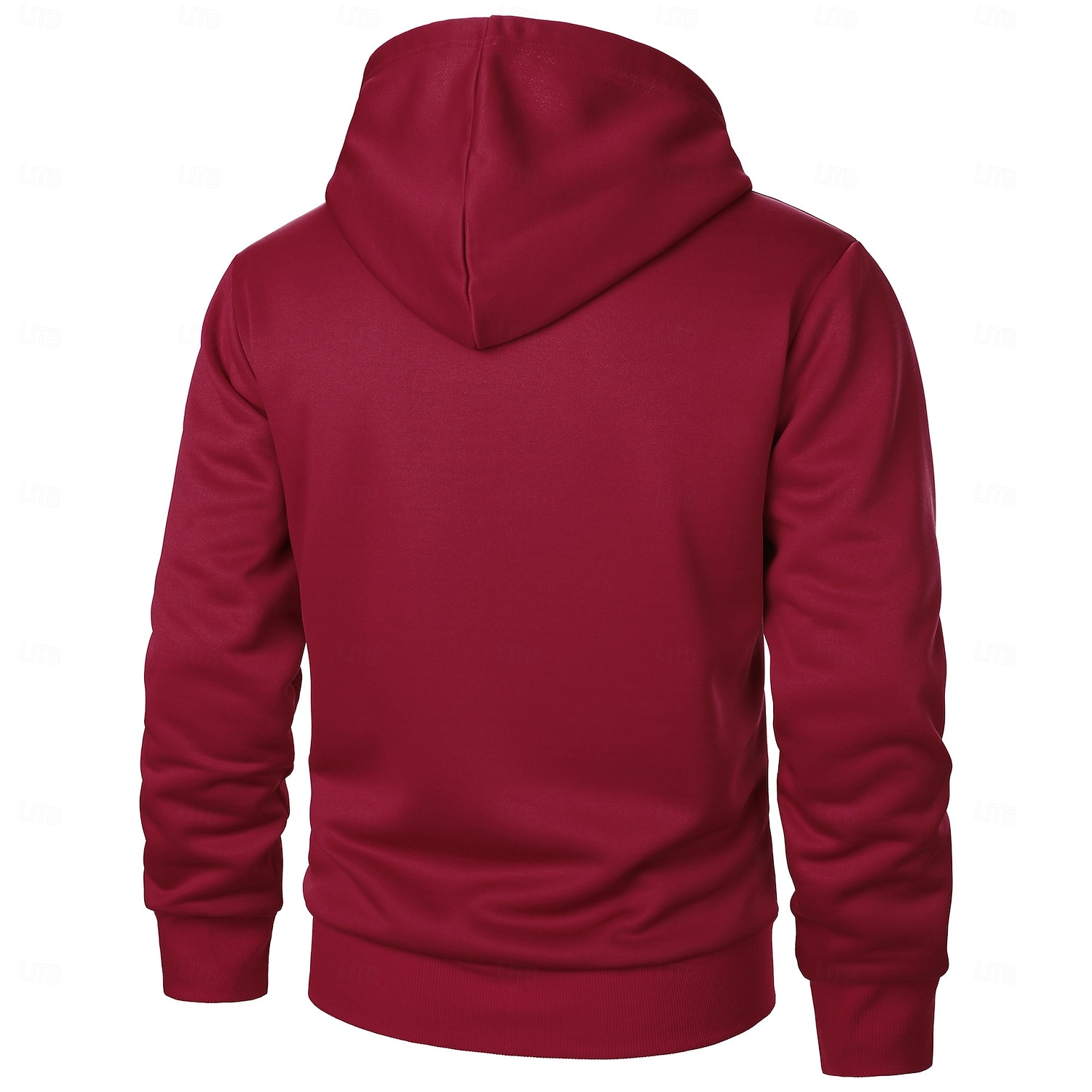 Męskie Bluza z Kapturem Rozpinana bluza z kapturem Kurtka polarowa Szerpa Linend Bluza z kapturem podszyta polarem Czarny Czerwony Granatowy Szary Kaptur Równina Sport i turystyka Codzienny Święto 2026 - $28.99 –P6