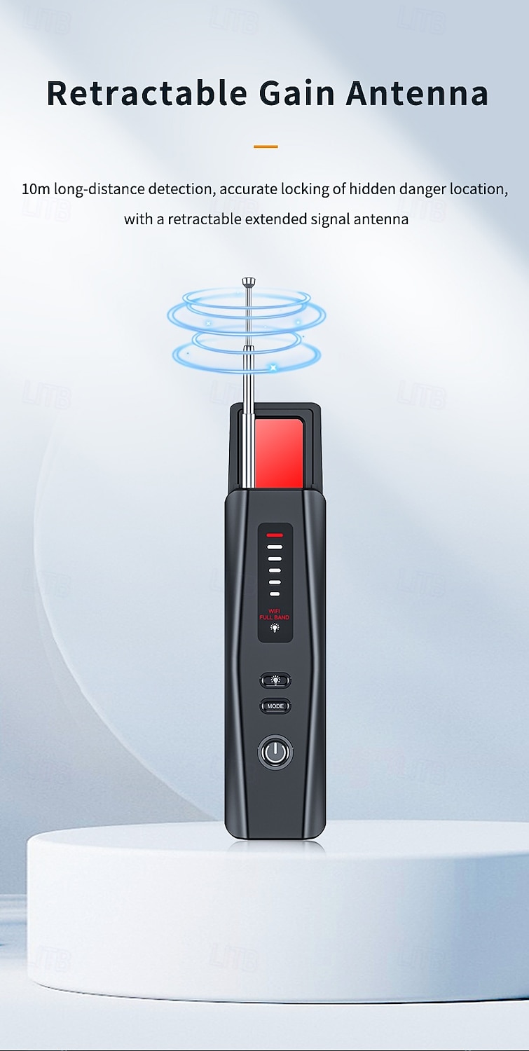 Hidden camera Infrared detector Anti-spy car GPS tracking listening device RF wireless signal scanner Gadget Security protection 2025 - $44.99 –P11
