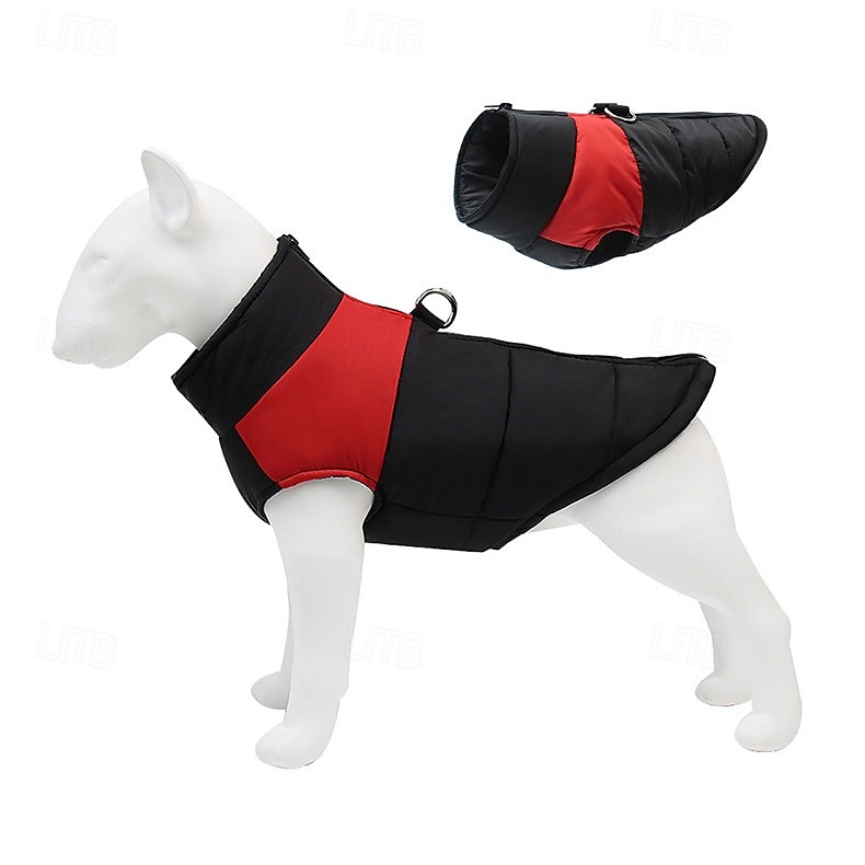 Hund Kappor Jakke Puffer Jack Vinter Vattentät Varm Bekväm Utomhus Inomhus Hemma kläder Medium 2025 - $14.49 –P7