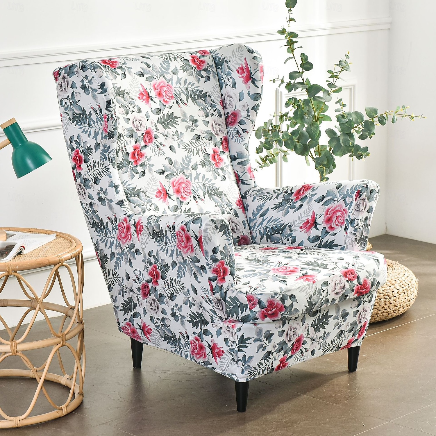 capa elástica para cadeira com encosto alto estampado capa para poltrona capa durável e elástica com design de estampa estilosa perfeita para proteger e refrescar sua cadeira com encosto alto ideal de 2025 por $18.99 –P13