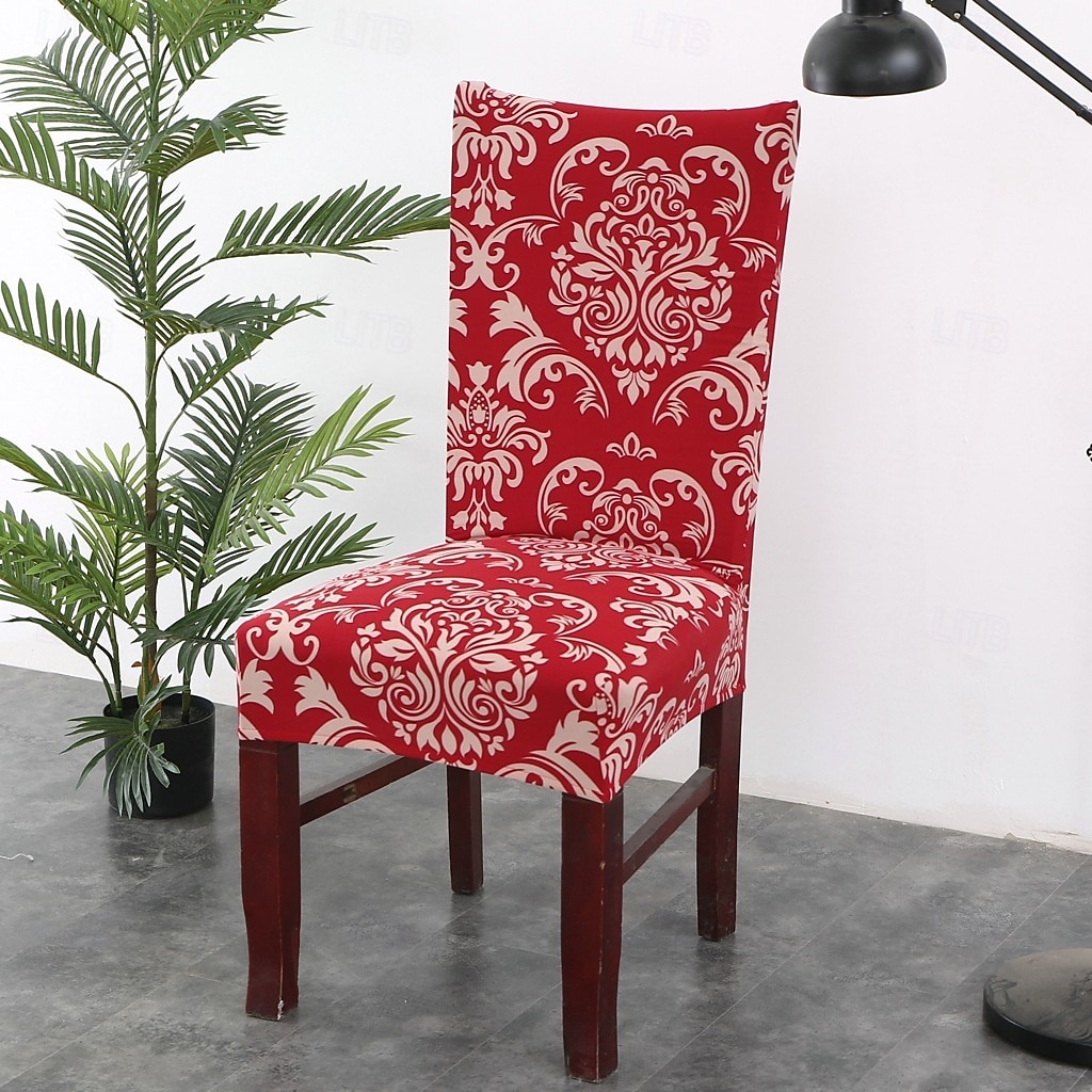 Funda elástica para silla de comedor, funda elástica y duradera para silla de comedor con respaldo alto, ideal para proteger y refrescar las sillas de comedor, agrega comodidad y estilo a la decoración de su comedor 2025 - $10.99 –P23