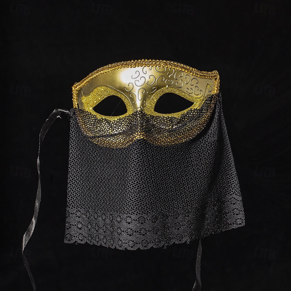 Arlecchino Maschere Carnevale Maschera veneziana Colombina Per adulto Per uomo Per donna Metà viso Feste Mascherata Carnevale di Venezia Halloween Carnevale martedì grasso Costume di Carnevale facile del 2025 a $12.49 –P2