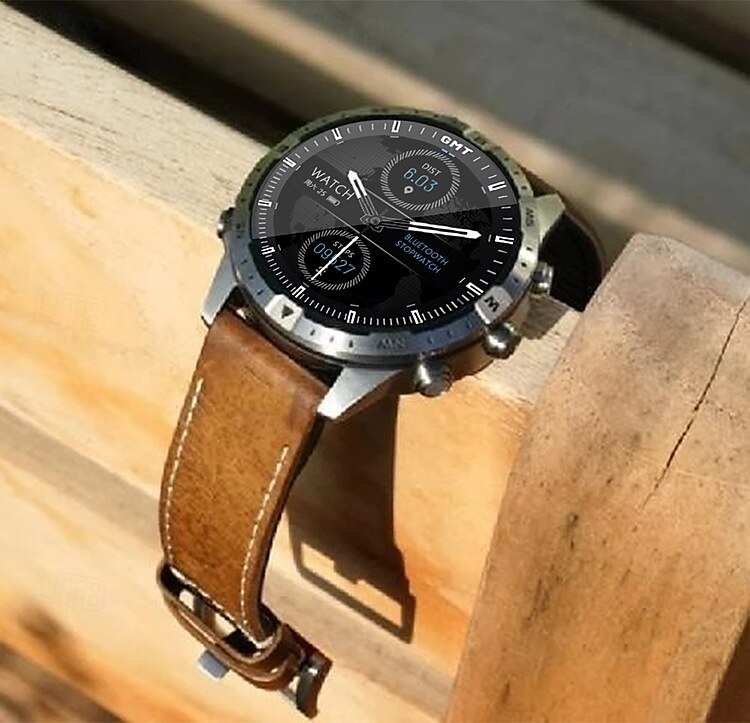 Reloj inteligente gt45 para hombre, con bluetooth, llamadas, deportes al aire libre, asistente de voz, brújula, monitoreo de salud, rastreador de actividad física, reloj inteligente 2025 - $68.99 –P5