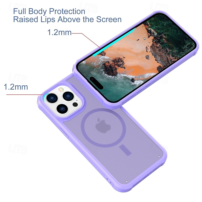 телефон Кейс для Назначение iPhone 16 Про Макс Плюс Айфон 15 Про Макс Плюс iPhone 14 13 12 Pro Max Plus iPhone 14 Pro Max iPhone 13 Pro Max Кейс на заднюю панель 2025 - $16.99 –P15