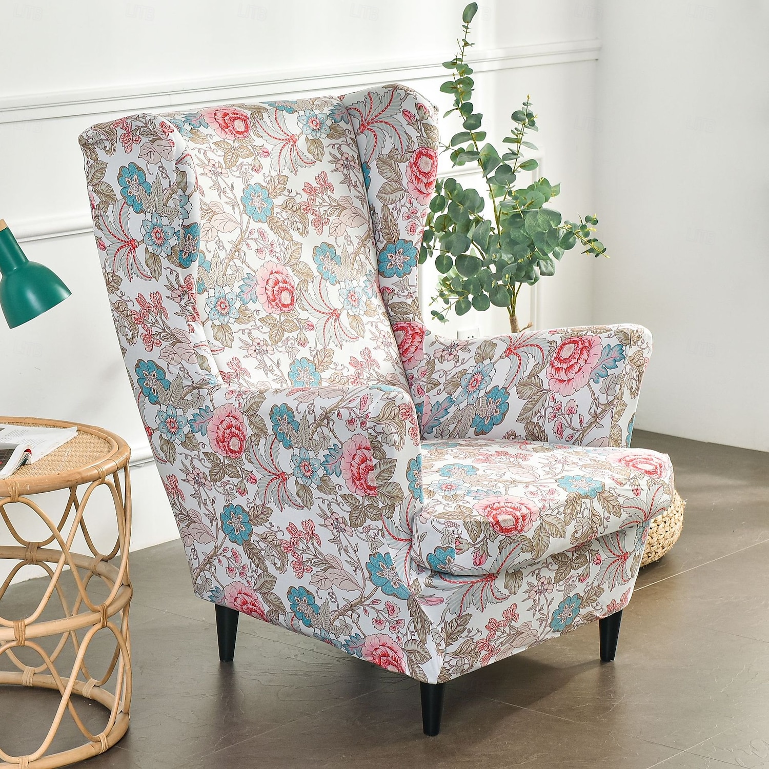 capa elástica para cadeira com encosto alto estampado capa para poltrona capa durável e elástica com design de estampa estilosa perfeita para proteger e refrescar sua cadeira com encosto alto ideal de 2025 por $18.99 –P21