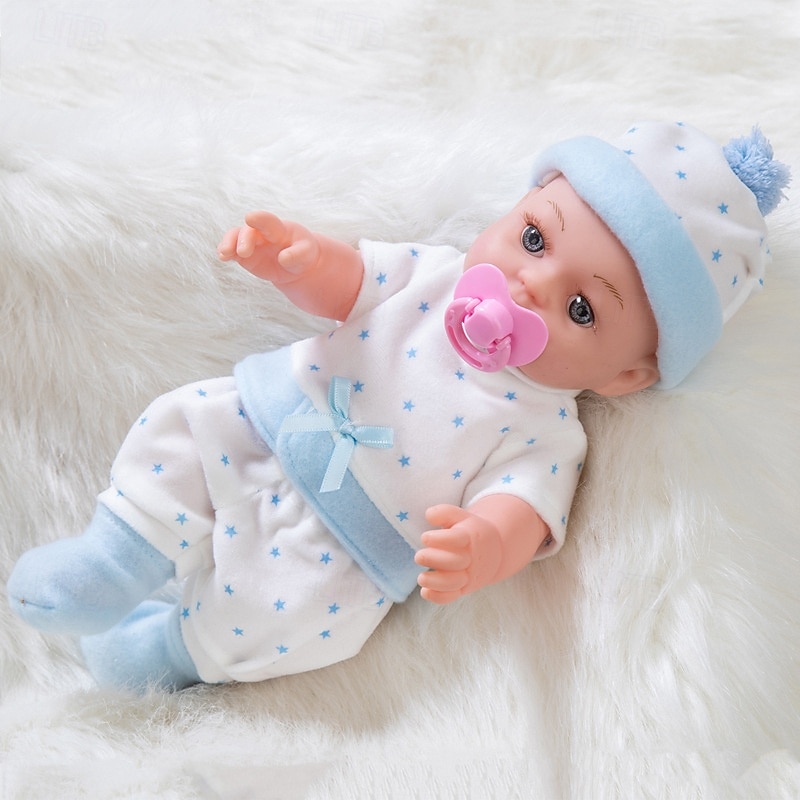 30cm/12tum reborn docka realistisk babydocka med set hatt strumpor napp julfestival present 2025 - $42.99 –P9
