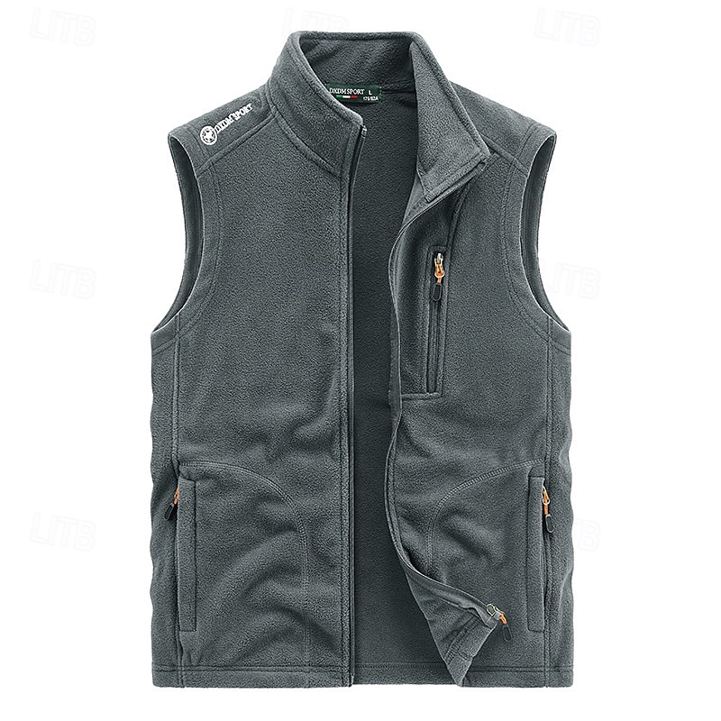 Per uomo Gilet / gilet da escursionismo Gilet di pile da escursione Senza maniche Gilè Esterno Tenere al caldo Fodera di vello Comodo Inverno Tasche multiple Poliestere Nero Verde militare Blu scuro del 2025 a $22.99 –P1