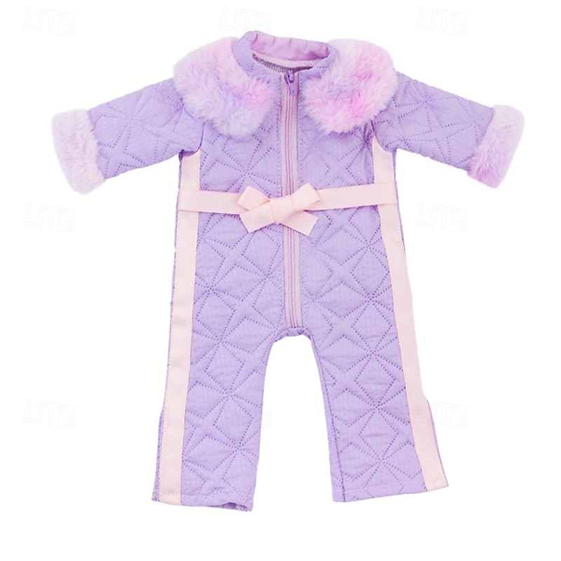 Ropa y accesorios para muñecas de 18 pulgadas, conjunto de trajes de invierno para muñecas, abrigo y pantalones para muñecas de 18 pulgadas, regalos para niñas (sin muñeca) 2025 - $22.99 –P6