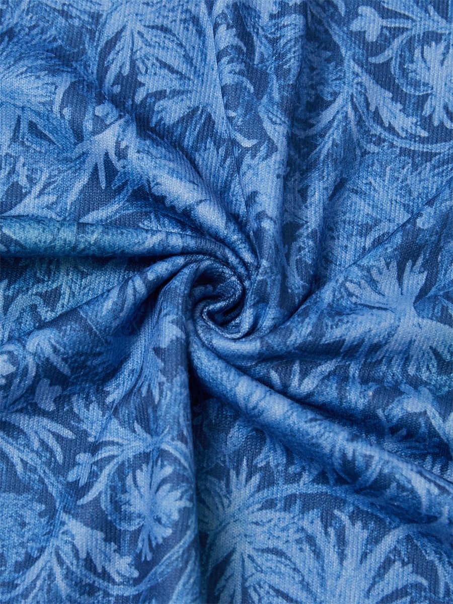 kvinners vinterkjole t-skjortekjole tee-kjole floral stammelomme v-hals lang kjole maxikjole vintage etnisk daglig langermet høst vinter 2025 - $23.99 –P7