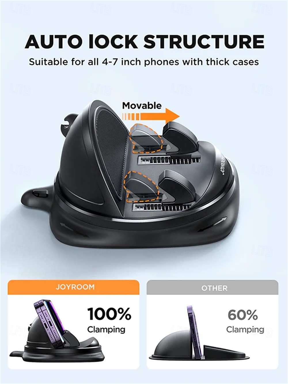 Suport telefon pentru tabloul de bord Rotativ Suport pentru telefon pentru Mașină Panou Comandă Compatibil cu Toate telefoanele mobile Accesorii de Mobil 2025 - $35.99 –P3