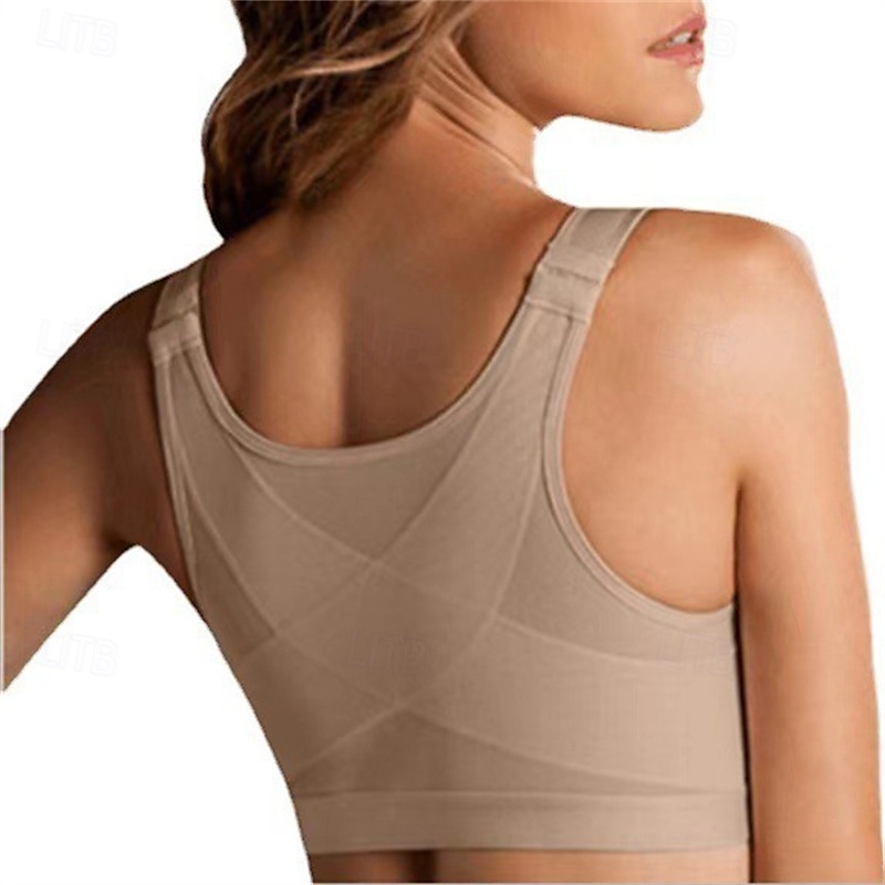 Dam Behåtopp Underkläder Behåtopp Bekväm Andningsfunktion Stötsäker Avtagbar dyna Remlös Slät Sport Sportkläder Svart Vit Yoga Kondition casual 2025 - $12.99 –P3