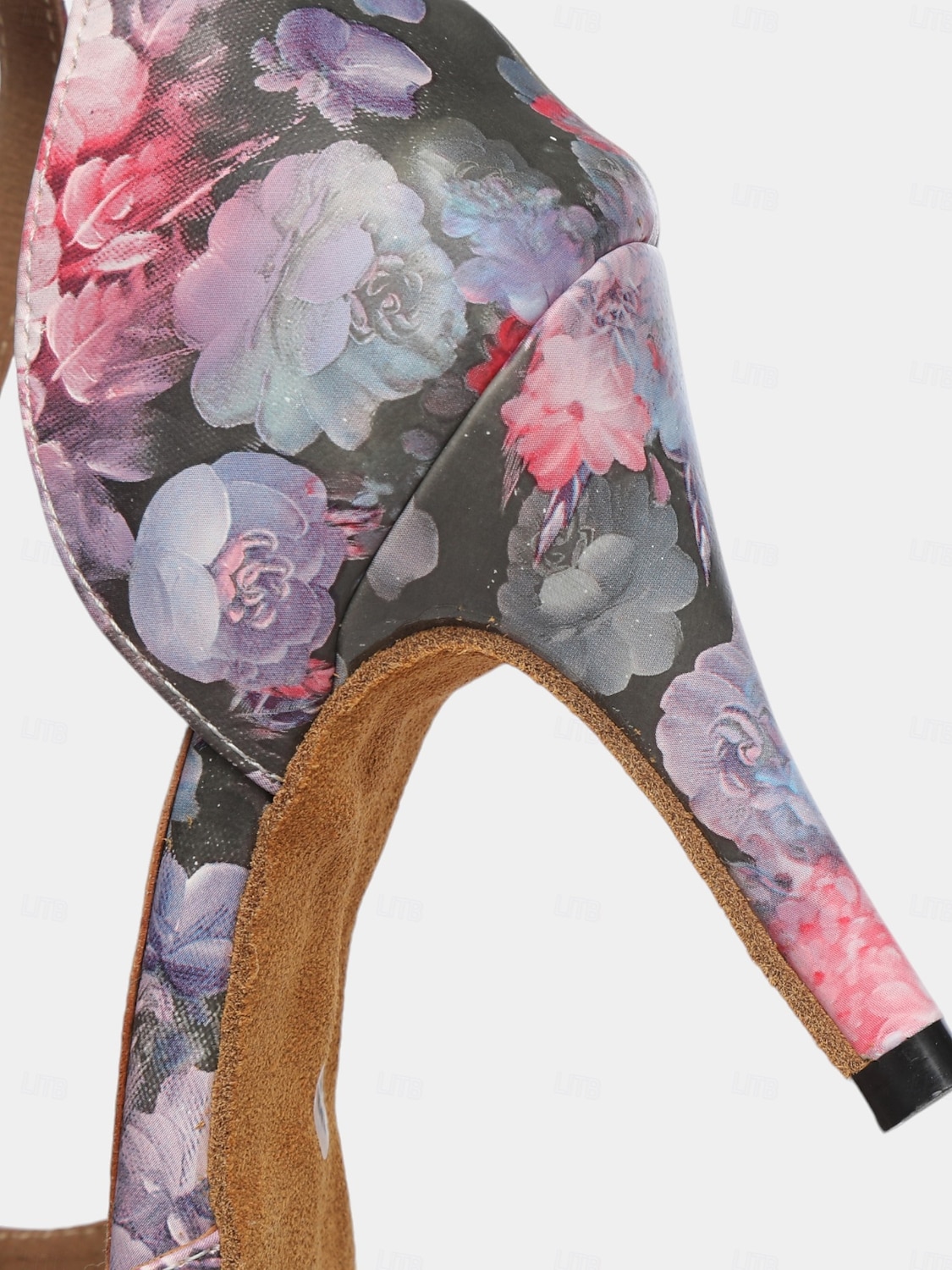 chaussures de danse latine à imprimé floral pour femmes - talons à bout ouvert avec design à lanières pour les spectacles de salon, de salsa et de tango de 2025 ? $46.99 –P10