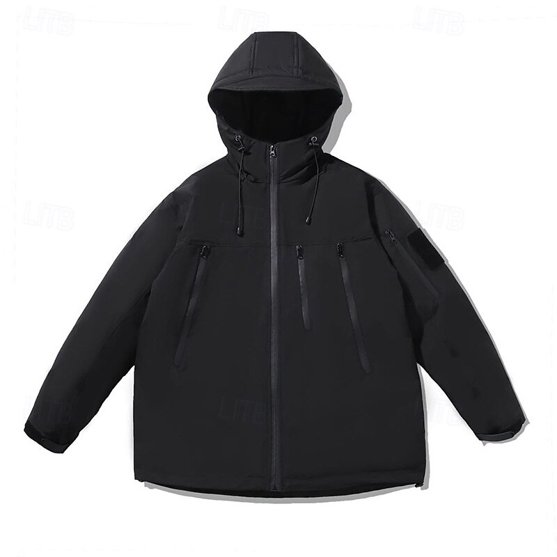Homens Jaqueta de Trilha Ao ar livre Bloco de cor Prova-de-Água A Prova de Vento Zíper Frontal Jaqueta leve Zip Completo Campismo / Escursão / Espeleologismo Preto Verde Tropa Roxo de 2025 por $78.99 -P6