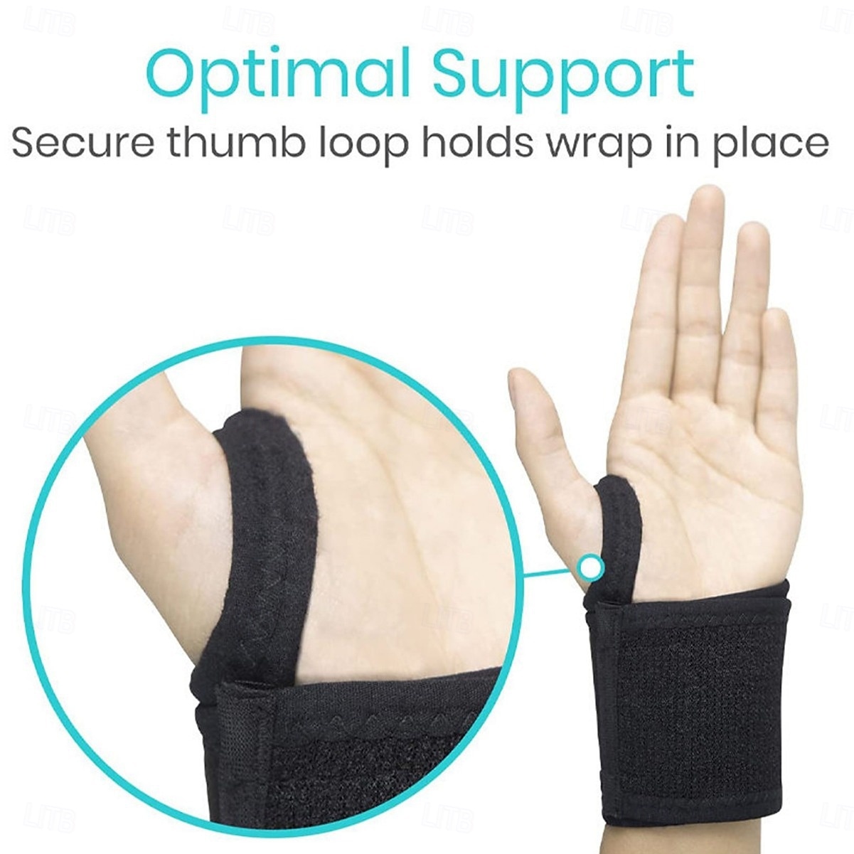 Vive Wrist Wrap Braces (1 Pack) - Tendonitis Support for Carpal Tunnel Arthritis - Sprained Pain Protection Sleeve - Weightlifting Calisthenics Compression Stabilizer for Women, Men - Adjustable 2025 - $12.49 –P5